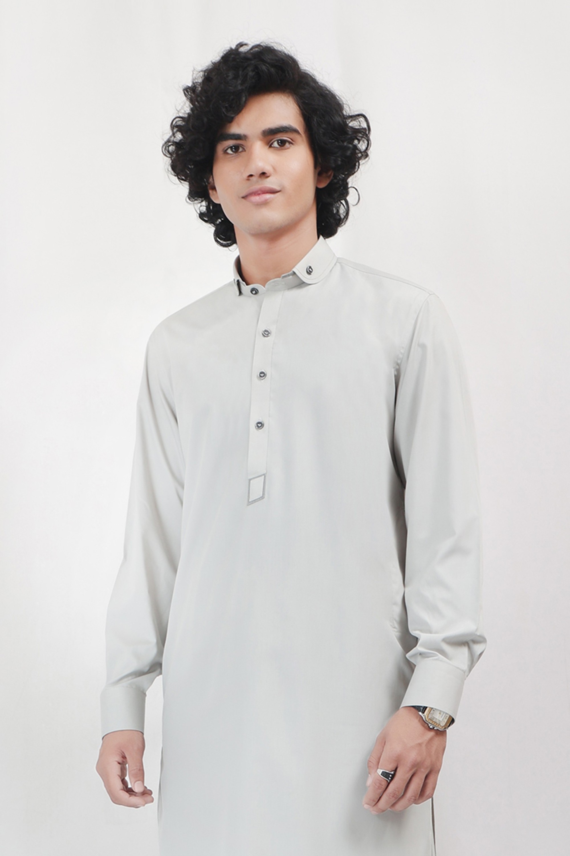 Lite Green Karandi Kurta Shalwar