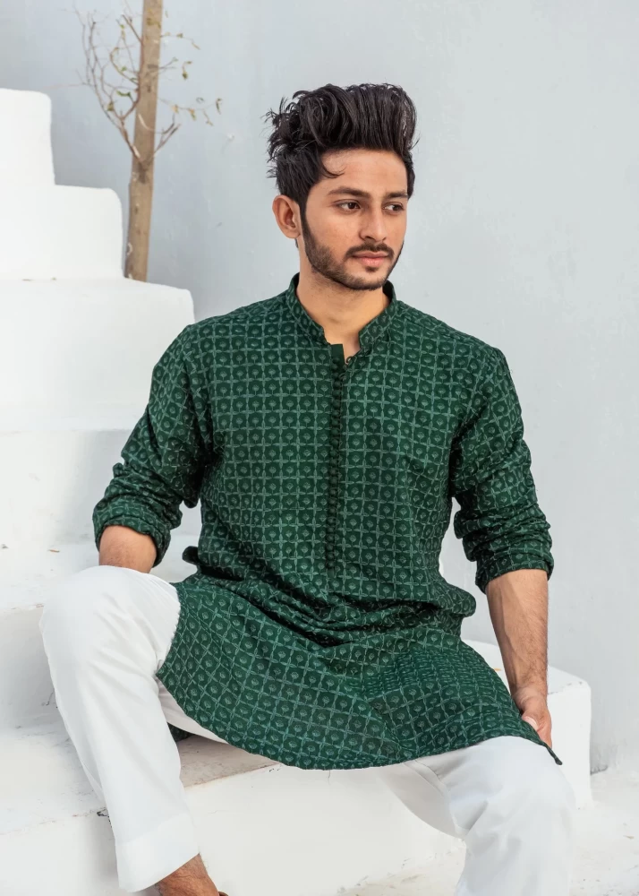 Green kurta